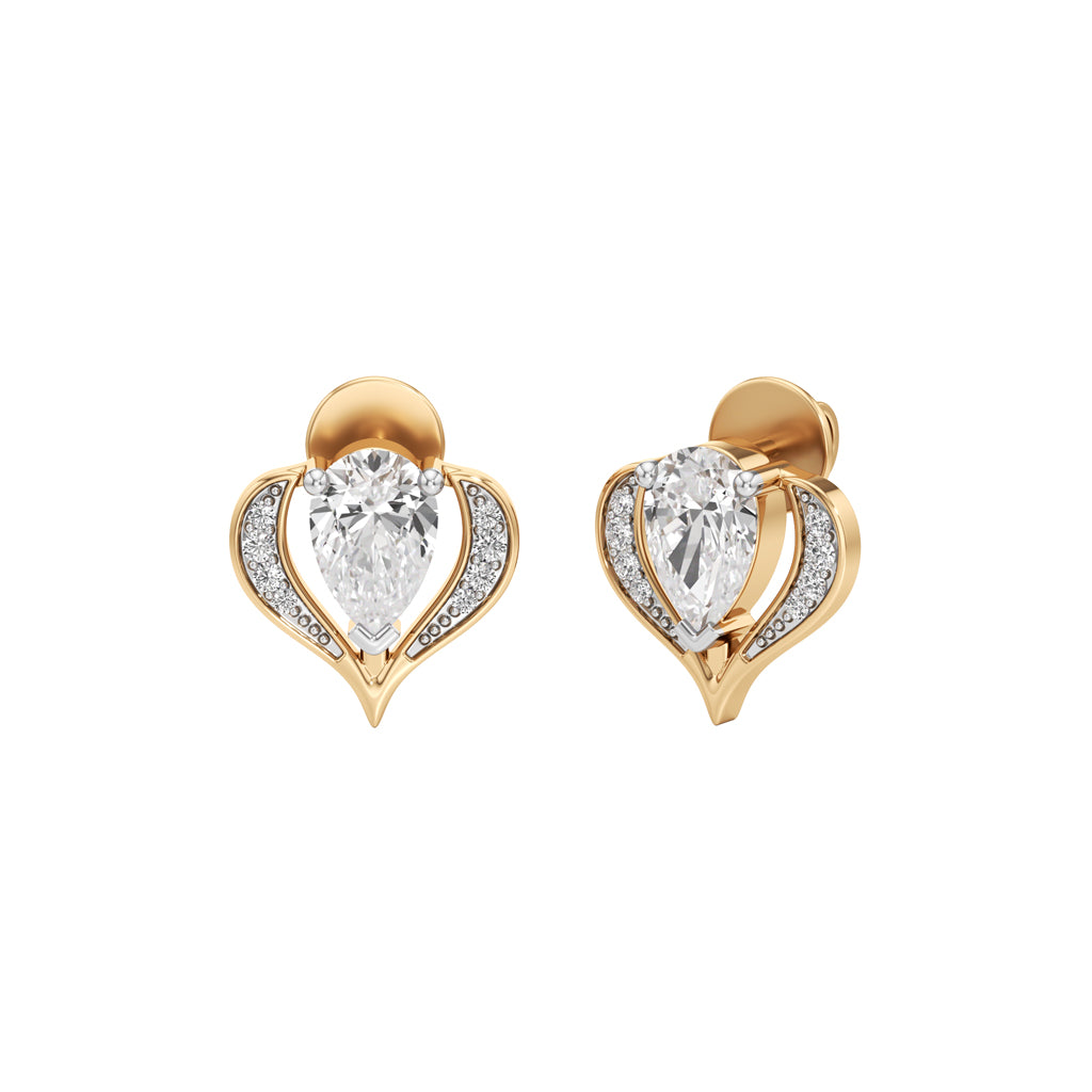 150Ct Pear Shape Fancy Studs