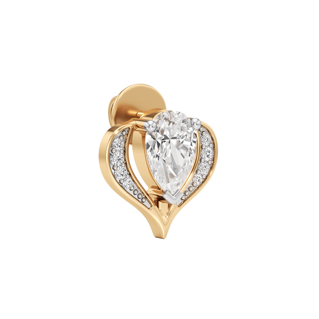 150Ct Pear Shape Fancy Studs