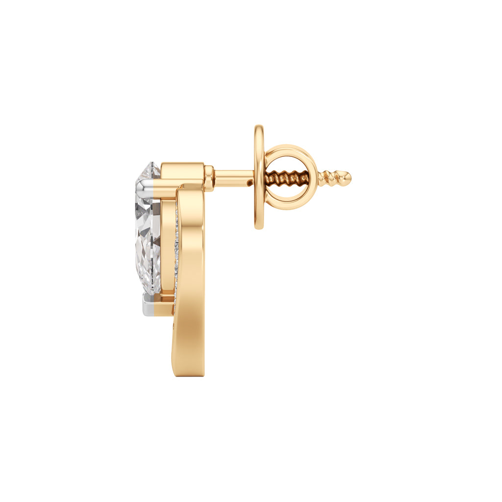 150Ct Pear Shape Fancy Studs