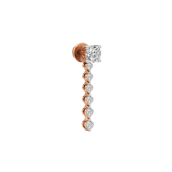 150Ct Round ShapeDangles Earrings
