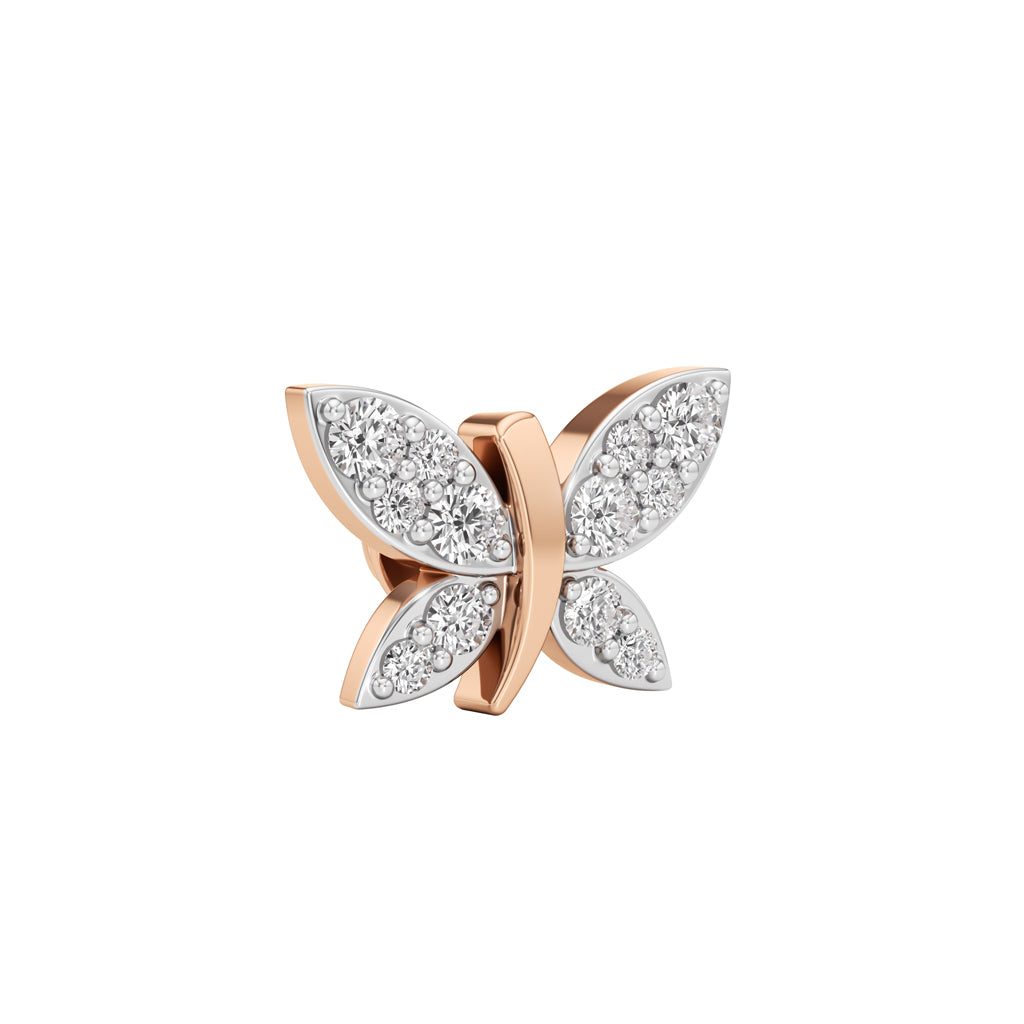 05Ct Round Shape Delicate Earrings
