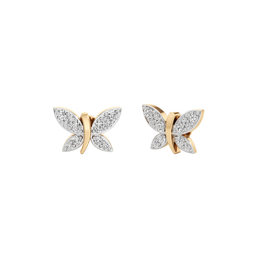 05Ct Round Shape Delicate Earrings