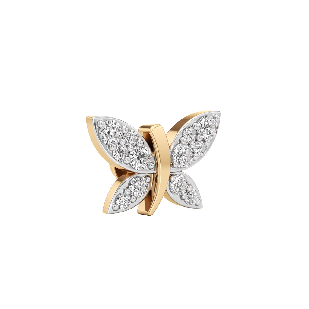 05Ct Round Shape Delicate Earrings