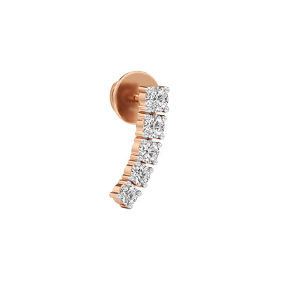 05Ct Round ShapeFancy Studs Earrings