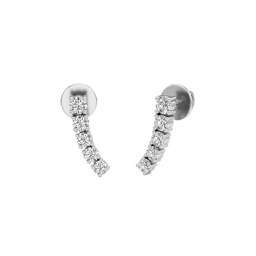 05Ct Round ShapeFancy Studs Earrings