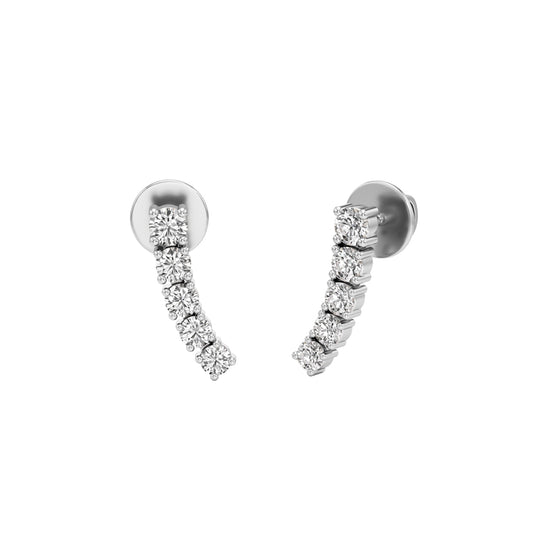 05Ct Round ShapeFancy Studs Earrings