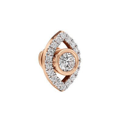 Round ShapeHalo Studs Earrings