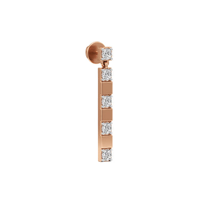 1Ct Round ShapeFancy Studs Earrings