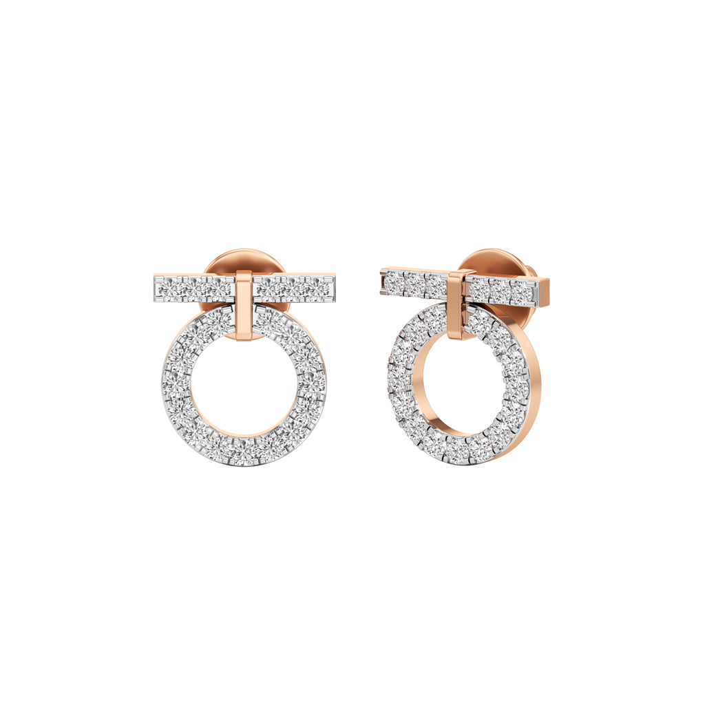 050Ct Round ShapeFancy Studs Earrings