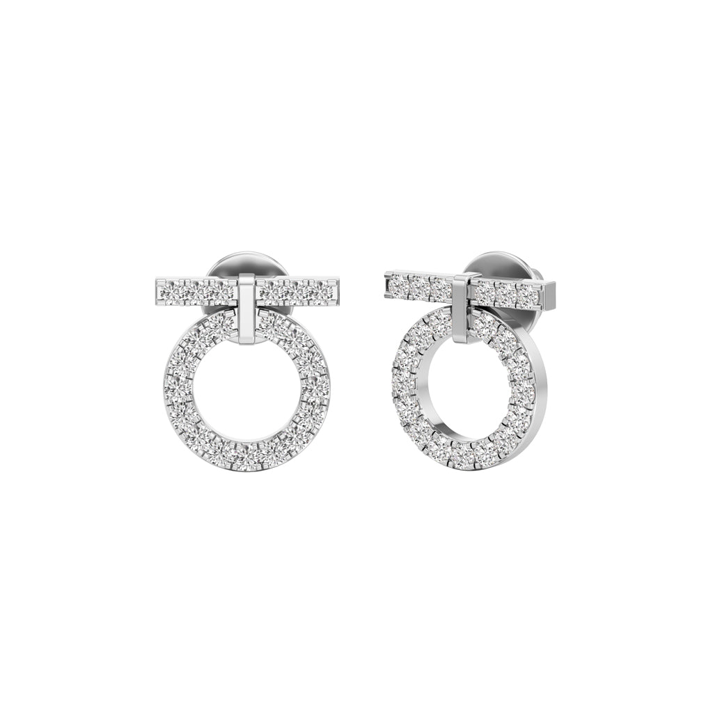 050Ct Round ShapeFancy Studs Earrings