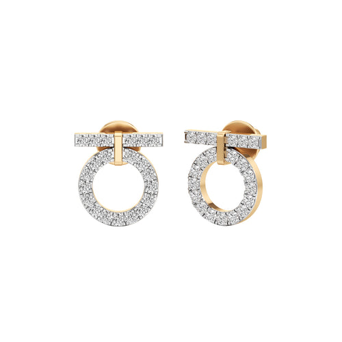 050Ct Round ShapeFancy Studs Earrings