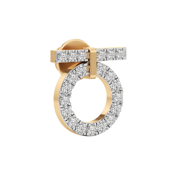 050Ct Round ShapeFancy Studs Earrings
