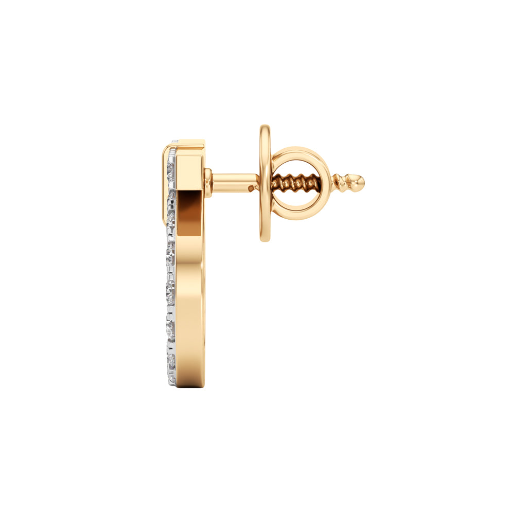 050Ct Round ShapeFancy Studs Earrings