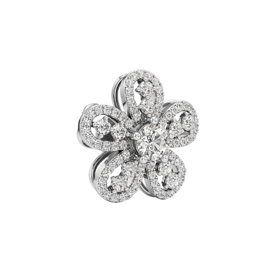 225Ct Round ShapeFancy Studs Earrings