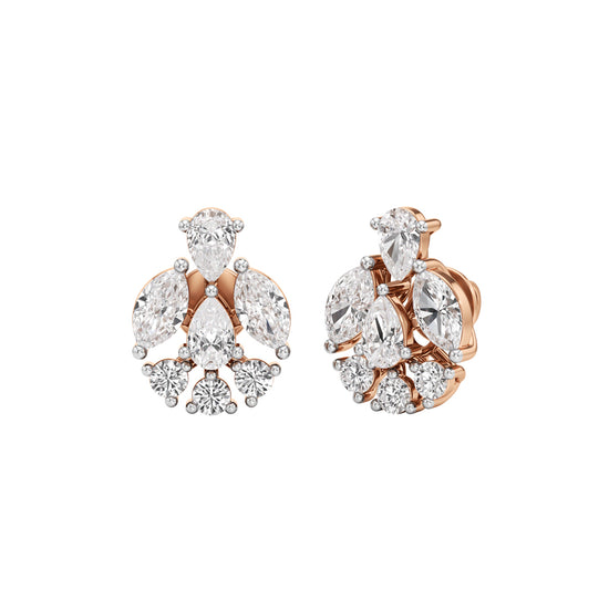 250Ct Marquise Shape Fancy Studs Earrings