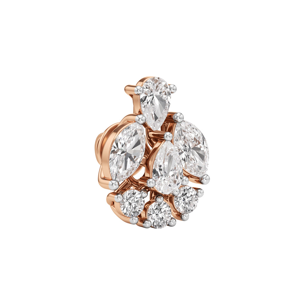 250Ct Marquise Shape Fancy Studs Earrings