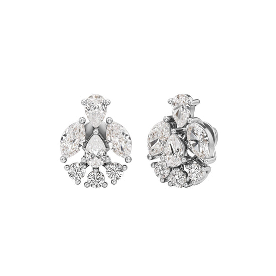 250Ct Marquise Shape Fancy Studs Earrings