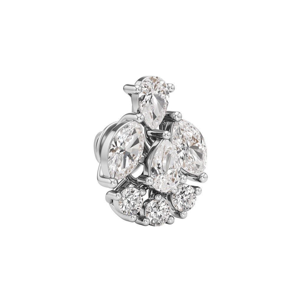 250Ct Marquise Shape Fancy Studs Earrings