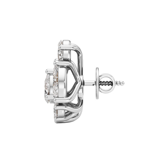 250Ct Marquise Shape Fancy Studs Earrings