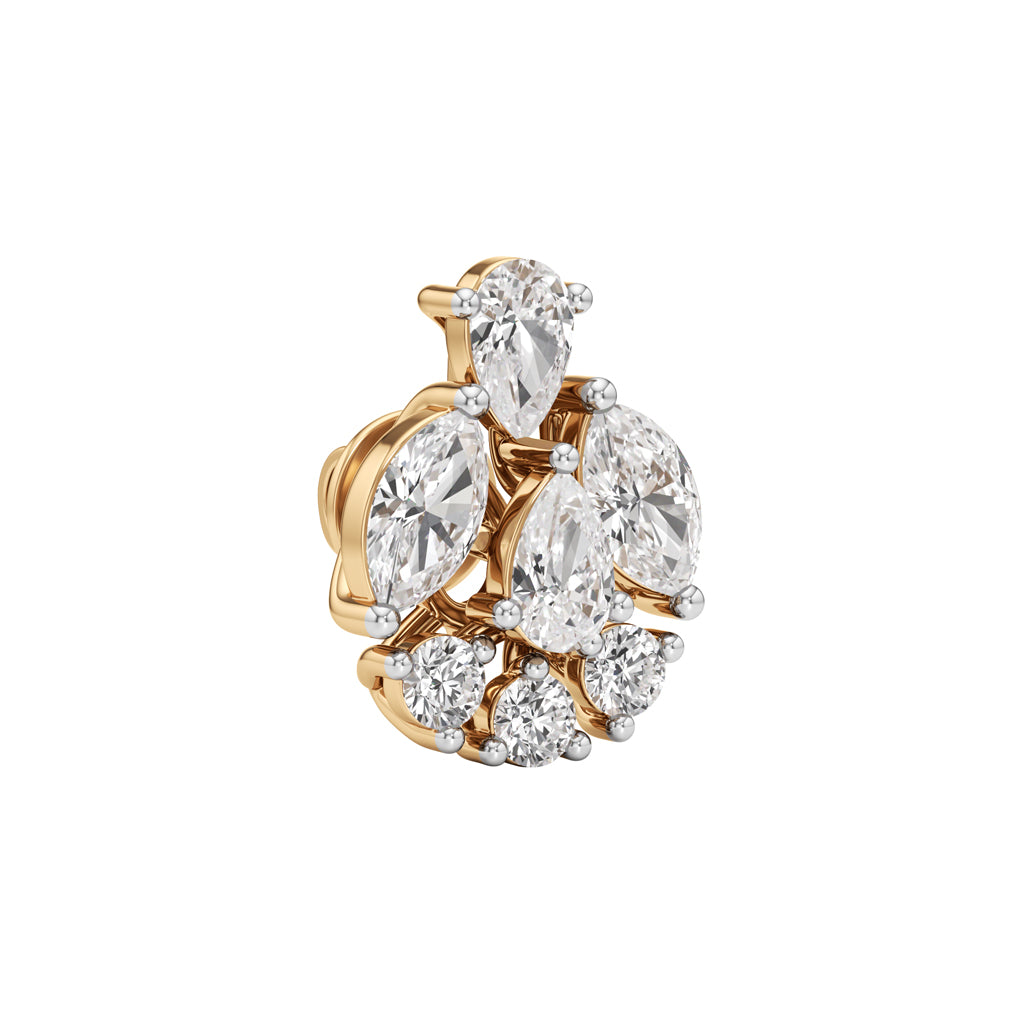 250Ct Marquise Shape Fancy Studs Earrings