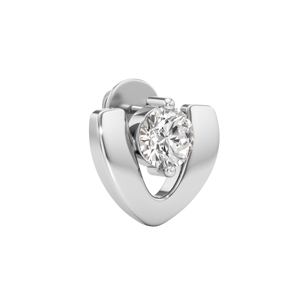 15Ct Round Shape Fancy Studs Earrings