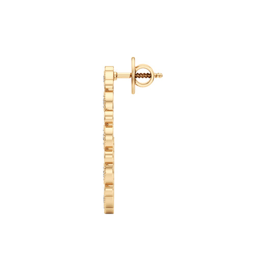 075Ct Round Shape Fancy Studs Earrings