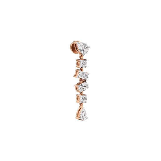 325Ct Pear Shape Dangles Earrings