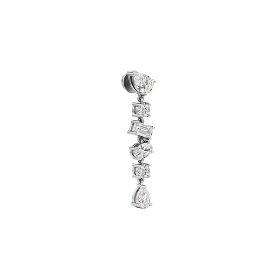 325Ct Pear Shape Dangles Earrings