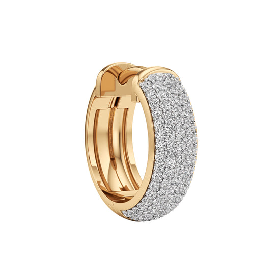 075Ct Round ShapeHoops Earrings
