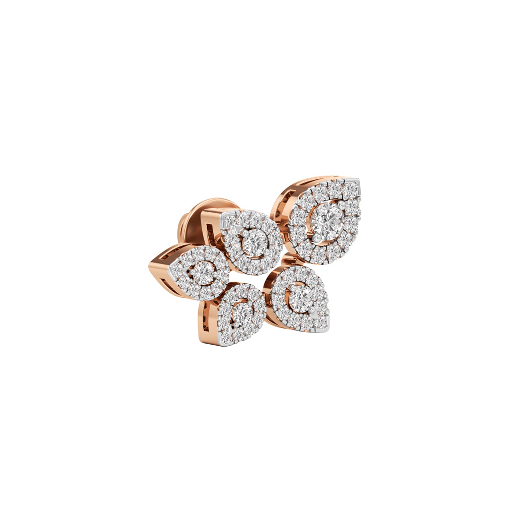 Round ShapeFancy Studs Earrings