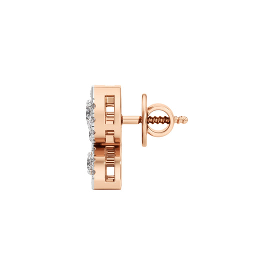 Round ShapeFancy Studs Earrings
