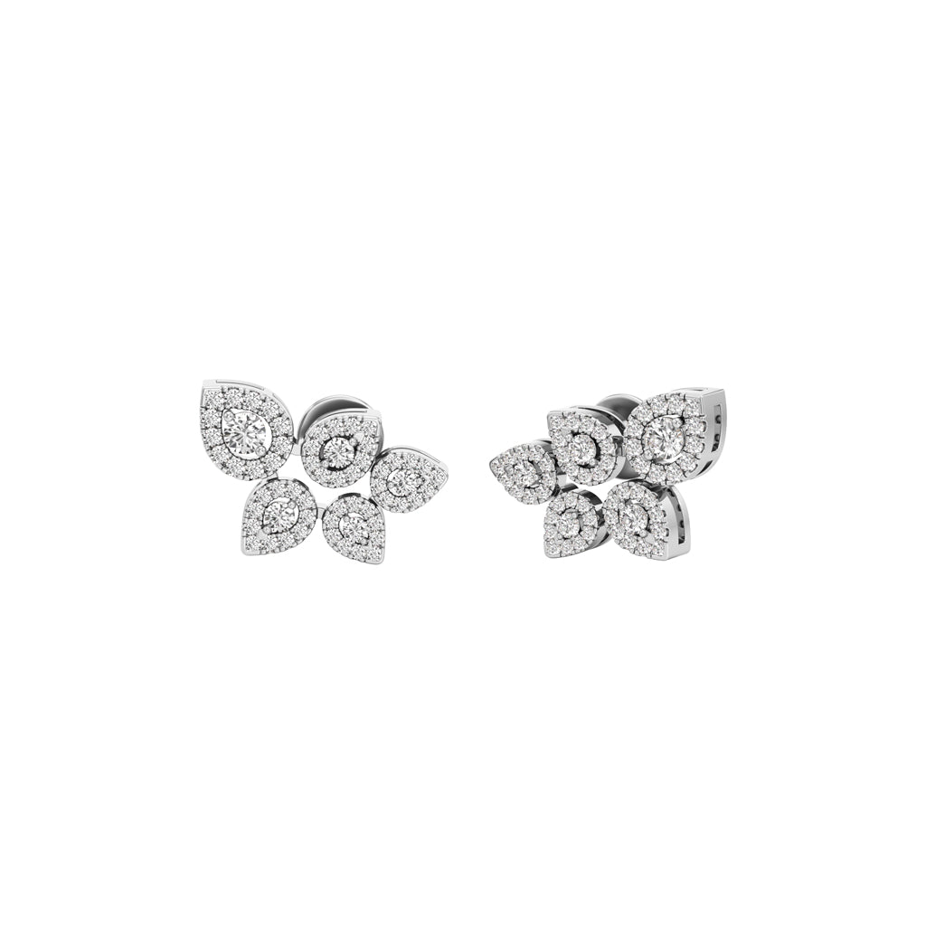 Round ShapeFancy Studs Earrings