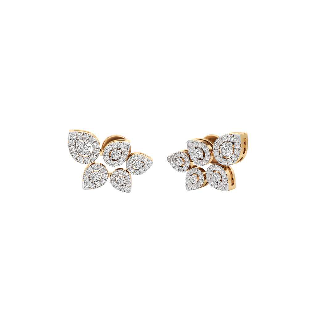 Round ShapeFancy Studs Earrings