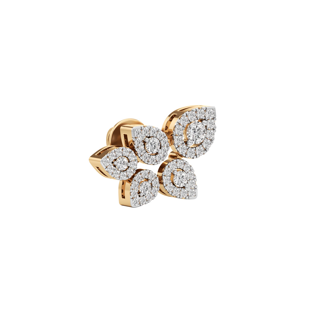 Round ShapeFancy Studs Earrings