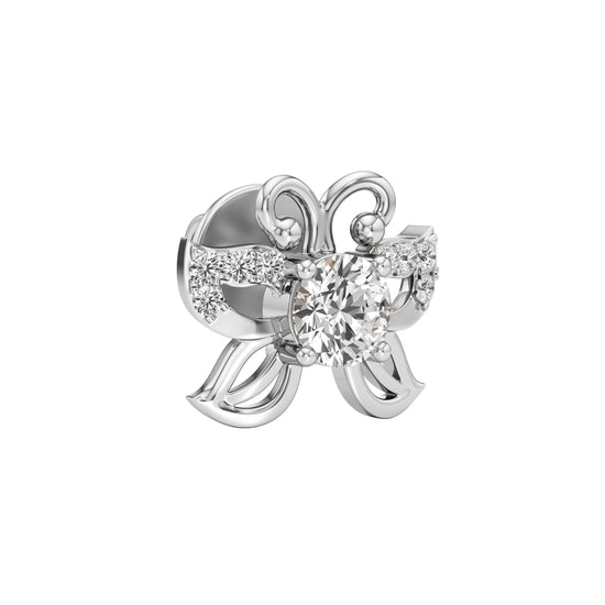 050Ct Round Shape Fancy Studs Earrings
