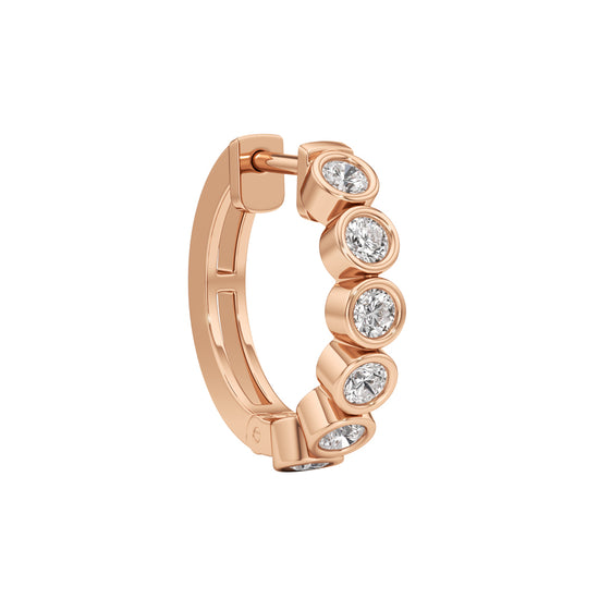 125Ct Round ShapeHoops Earrings