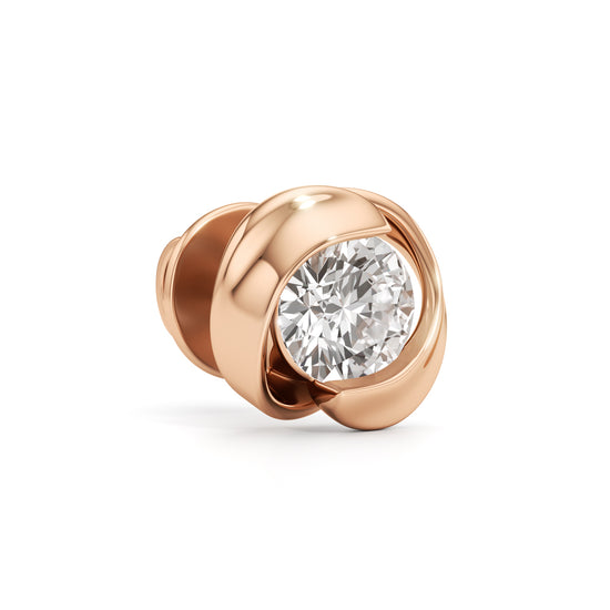 100Ct Round Shape Solitaire Studs Earrings
