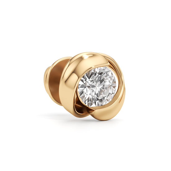 100Ct Round Shape Solitaire Studs Earrings