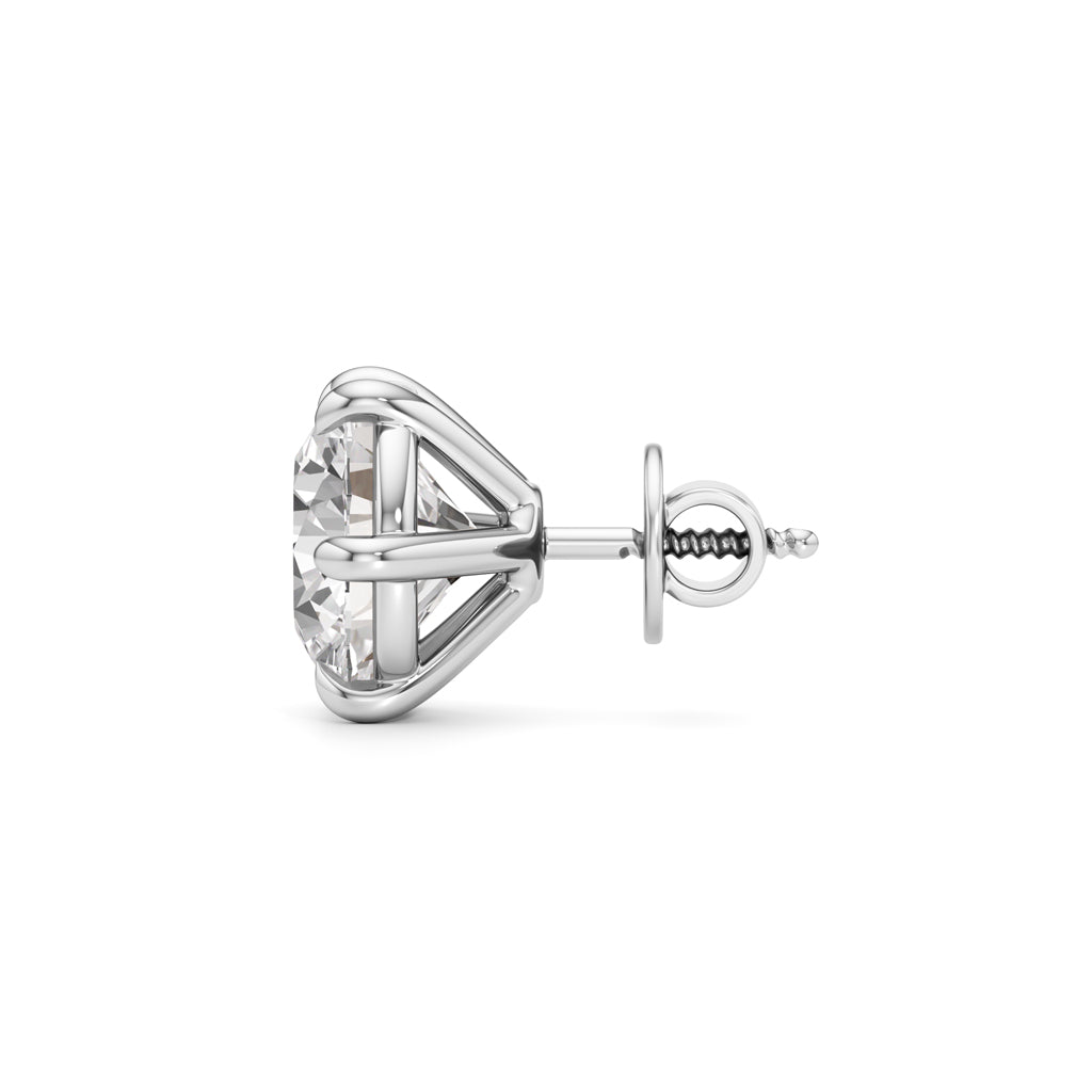 700Ct Round Shape Solitaire Studs Earrings