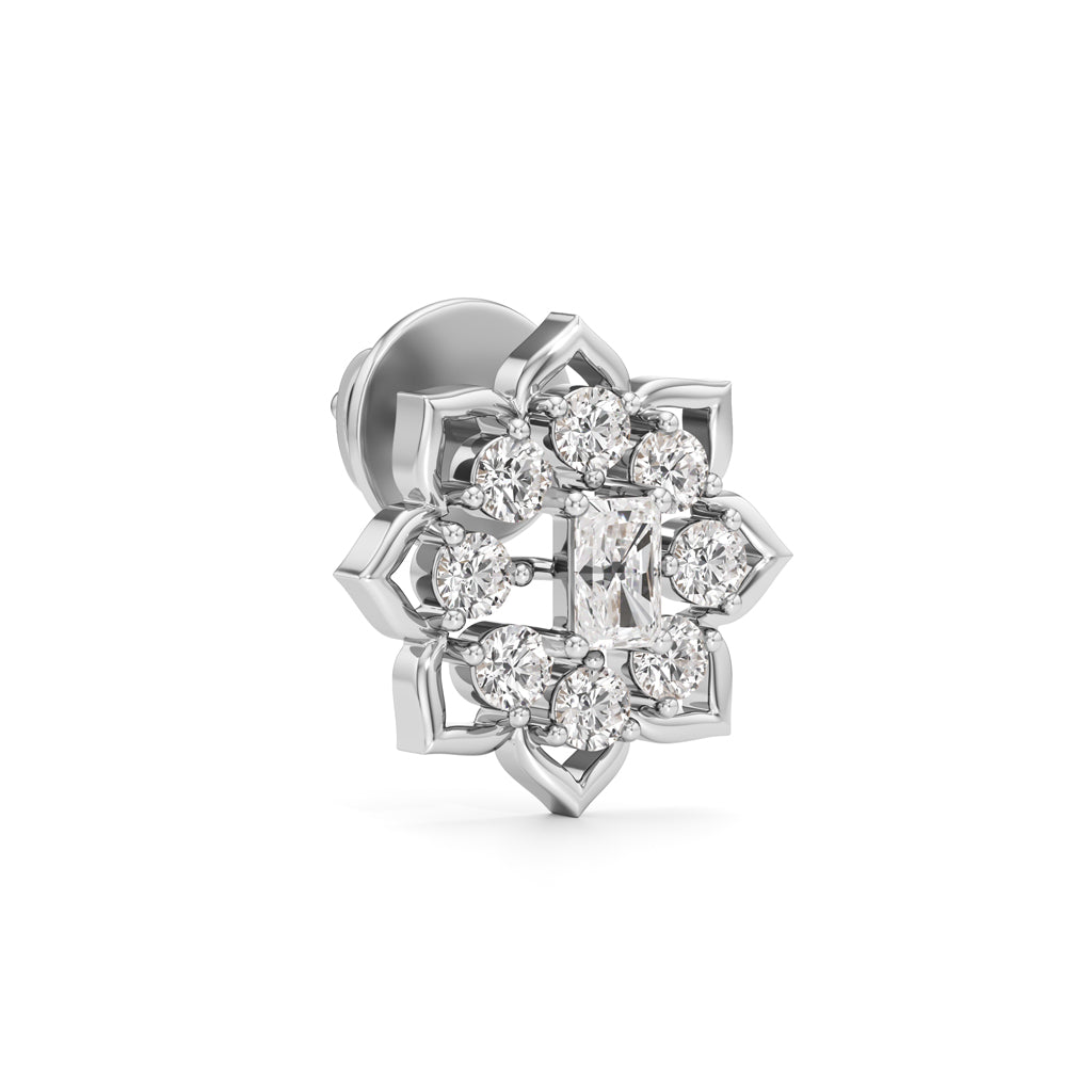 Lustrous Round  Radiant Studs