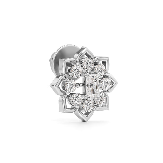 Lustrous Round  Radiant Studs