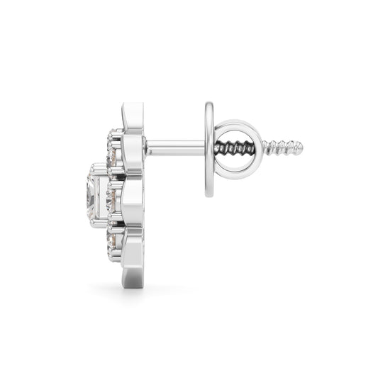 Lustrous Round  Radiant Studs