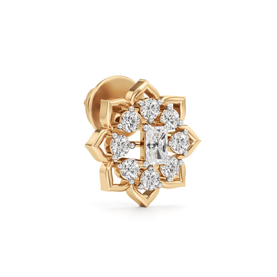 Lustrous Round  Radiant Studs