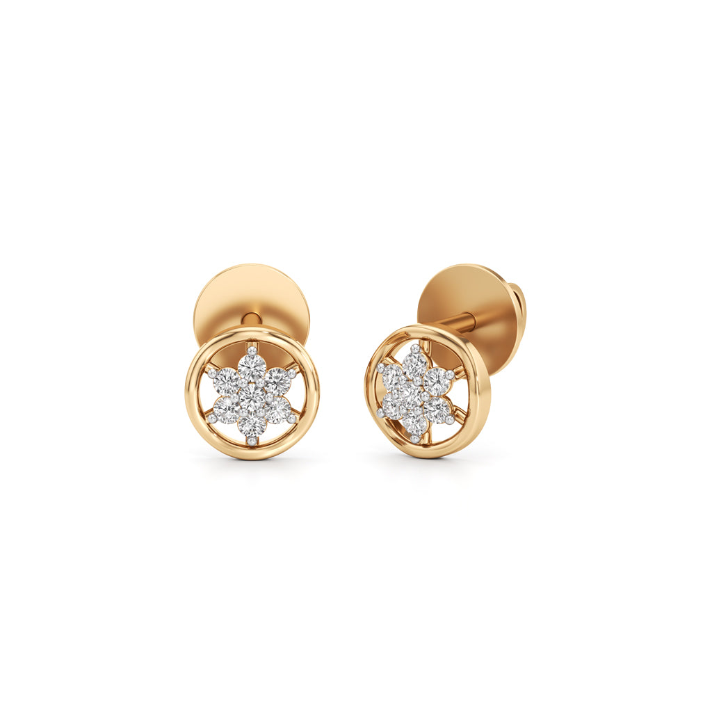 025Ct Round Shape Fancy Stud