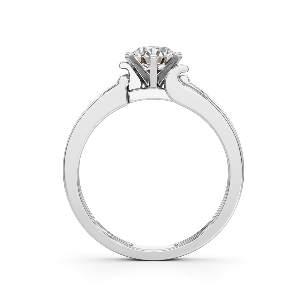 Imperial Radiance Solitaire Ring with LabGrown Diamond for Men