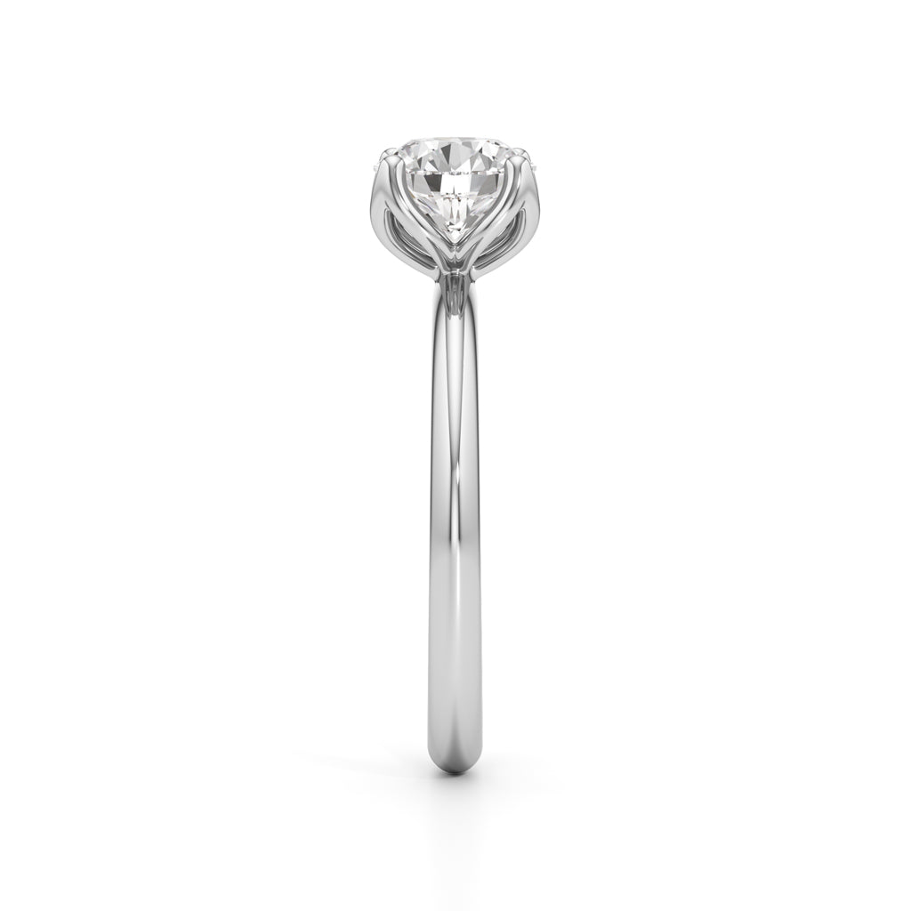 Soltressa 1Ct Four Prong Round Cut Solitaire Ring