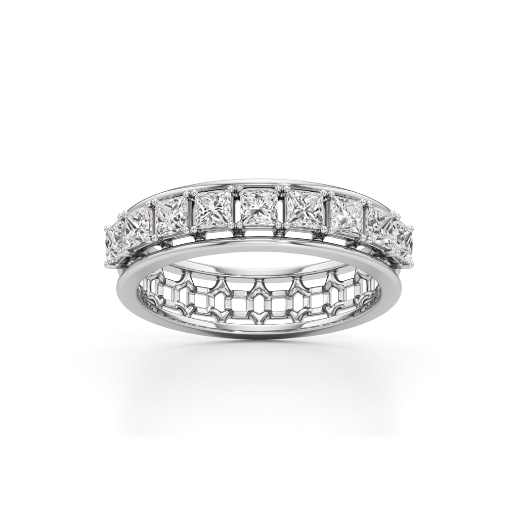 Regalia PrincessCut Diamond Eternity Band