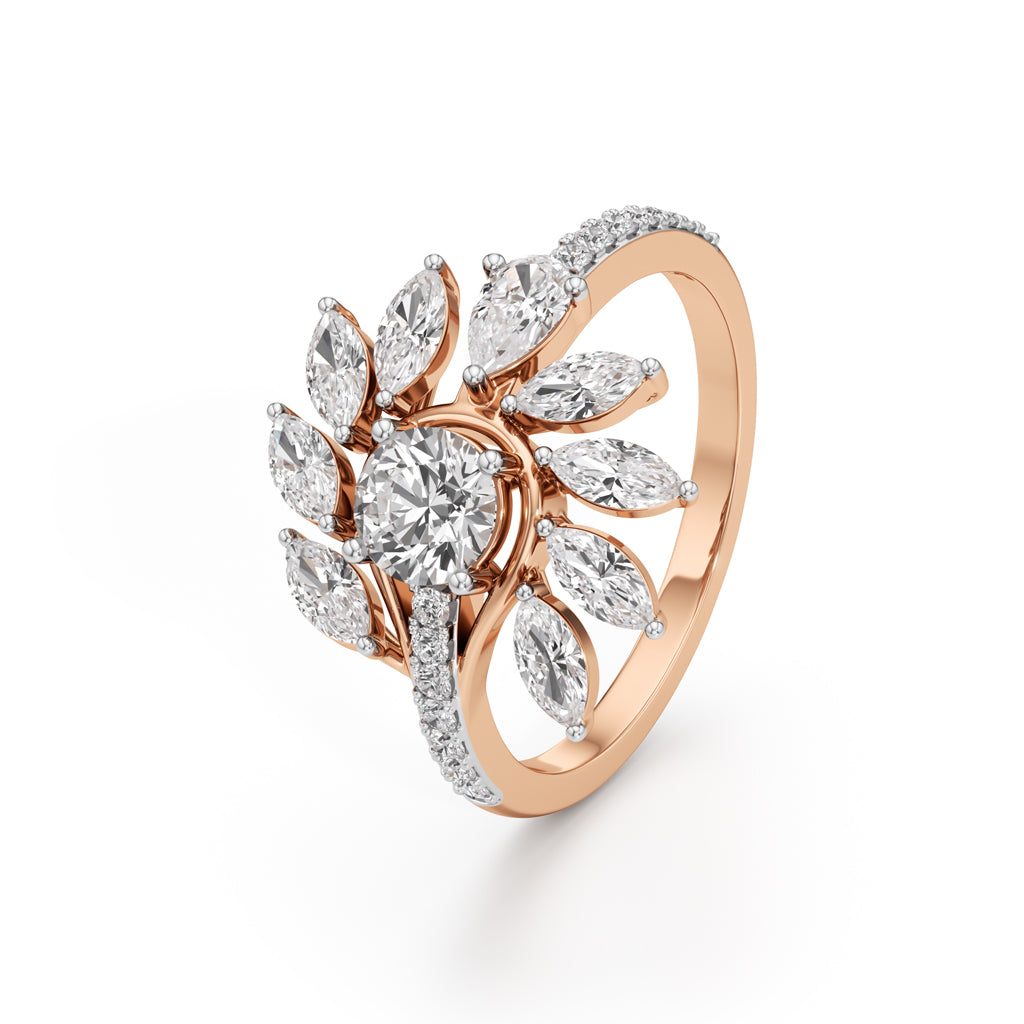 Solara Bloom Diamond Ring