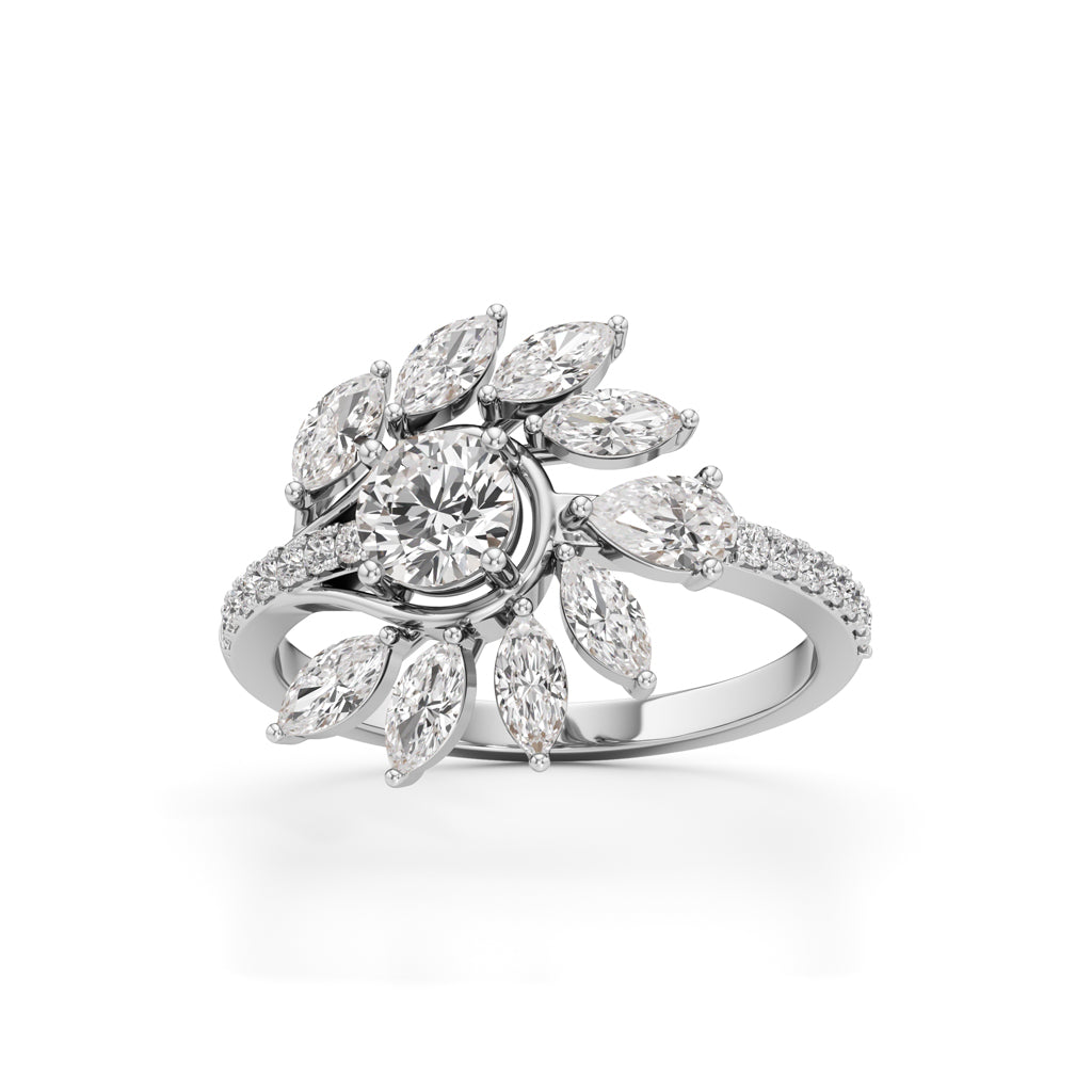 Solara Bloom Diamond Ring