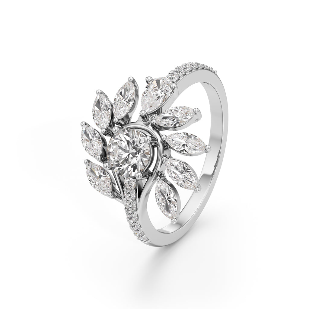 Solara Bloom Diamond Ring